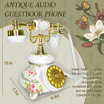 USB Rechargeable Audio Guestbook Pesan Hati Voicemail Guest Book Telepon Untuk Pesta