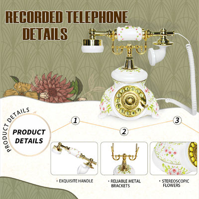 USB Rechargeable Audio Guestbook Pesan Hati Voicemail Guest Book Telepon Untuk Pesta