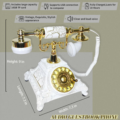 USB Charging Audio Guest Book Shower Pesan Guest Book Untuk Pernikahan