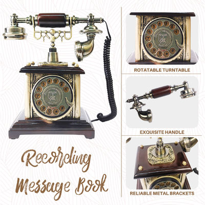 Vintage Retro Style Video Buku Tamu Pernikahan Pengisian Telepon Rekaman Untuk Pernikahan