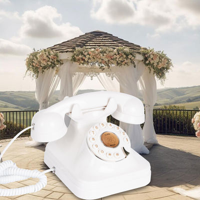 Stylish Wedding Guest Book Telepon Daya Isi Ulang Vintage Recorder Telepon Untuk Pernikahan