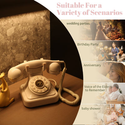 32GB Audio Guest Book Simpan Kenangan High Definition Audio Guest Book Telepon