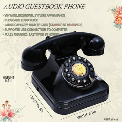 Audio Pribadi Buku Tamu Voicemail 32GB Tinggalkan Pesan Telepon Pernikahan