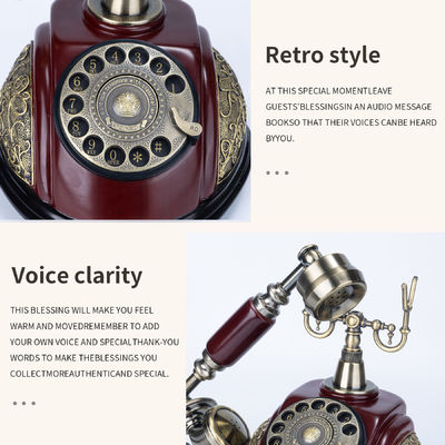 Retro Design Audio Guest Book 2.2 Pound Memory Bank Digital Guest Book Pernikahan