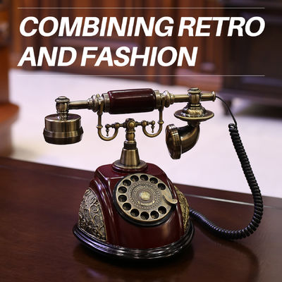 Retro Voice Phone Guest Book Baby Shower Pesan Buku Pernikahan Untuk Menangkap Keinginan