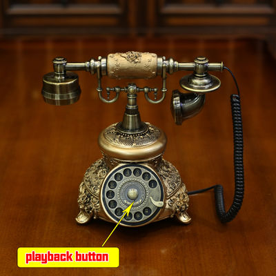 Classic Wedding Phone Guest Book Retro Craftsmanship Audio Wedding Guestbook Untuk Pasangan