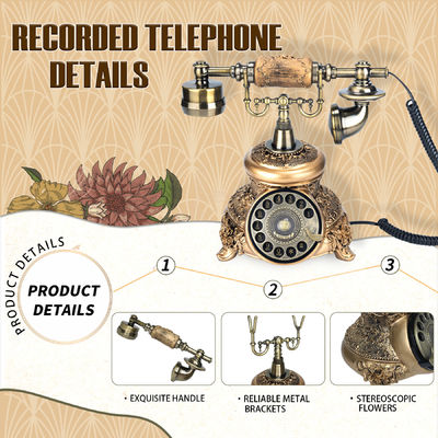 Classic Wedding Phone Guest Book Retro Craftsmanship Audio Wedding Guestbook Untuk Pasangan