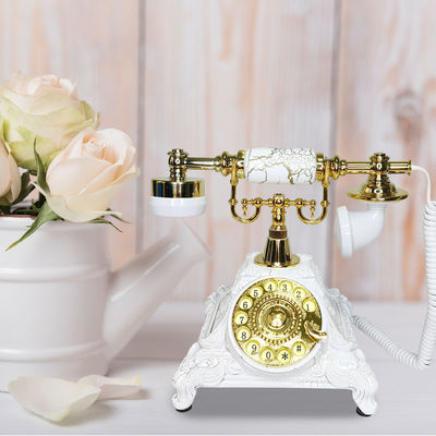 White Audio Telephone Guest Book Baterai Panjang Hidup Diy Video Guest Book