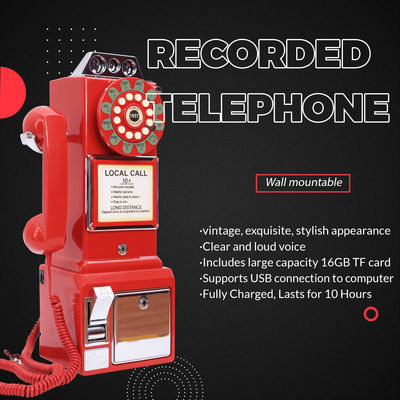 32GB Phone Guest Book Recording Event Wedding Voicemail Guestbook Simpan Pesan Suara