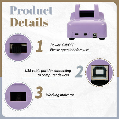 USB Kompatibel Telepon Guest Book Rekaman Telepon Plastik Untuk Baby Shower