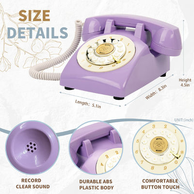 USB Kompatibel Telepon Guest Book Rekaman Telepon Plastik Untuk Baby Shower