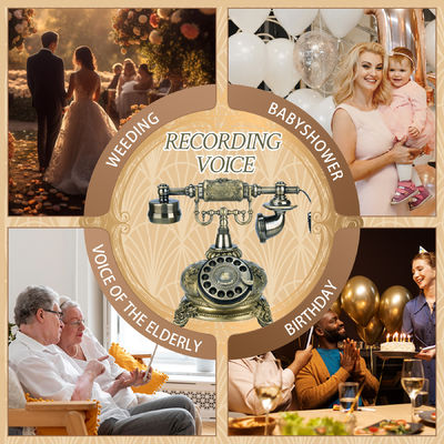 Keinginan Voicemail Guest Book Pernikahan Clear Sound Phone Pernikahan Guest Book 15 Jam