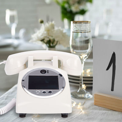 Kualitas suara yang jelas Rekaman telepon Buku Tamu Video Buku Tamu Untuk Pernikahan Lulusan Baby Shower