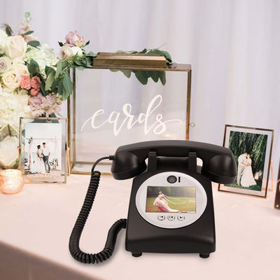 32GB Video Guest Book HD 1080P Telepon Guest Book Dengan Lampu Malam Untuk Kenangan Yang Dicintai